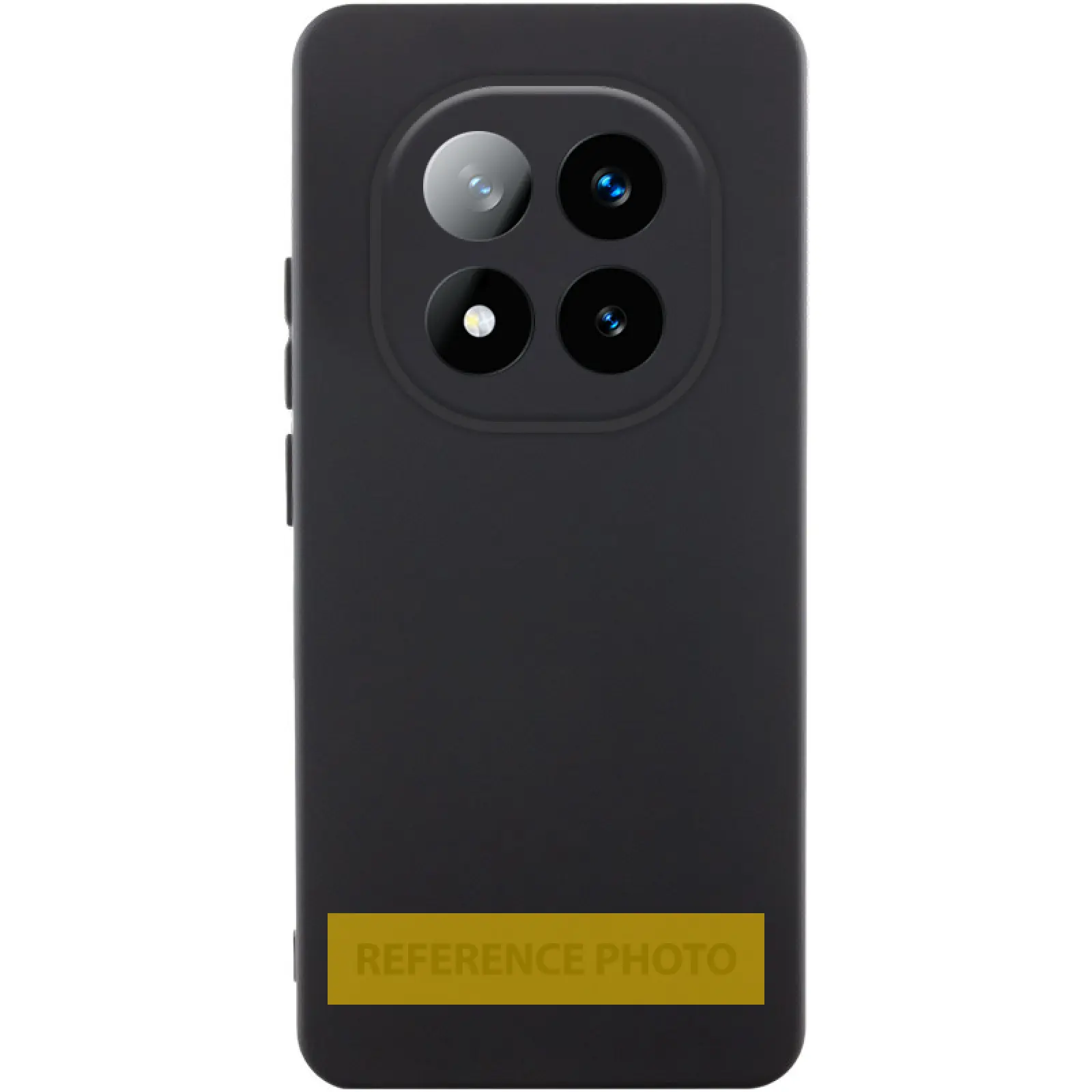 Case TPU GETMAN Liquid Silk Full Camera for Motorola Edge 50 Neo / 60 Neo, Black, TPU