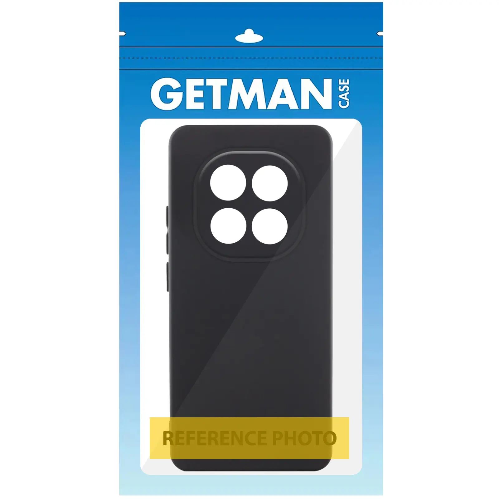 Case TPU GETMAN Liquid Silk Full Camera for Motorola Edge 50 Neo / 60 Neo, Black 1, TPU