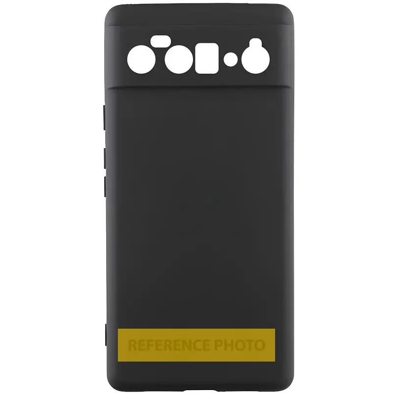 Case TPU GETMAN Liquid Silk Full Camera for Realme C75 4G, Black, TPU