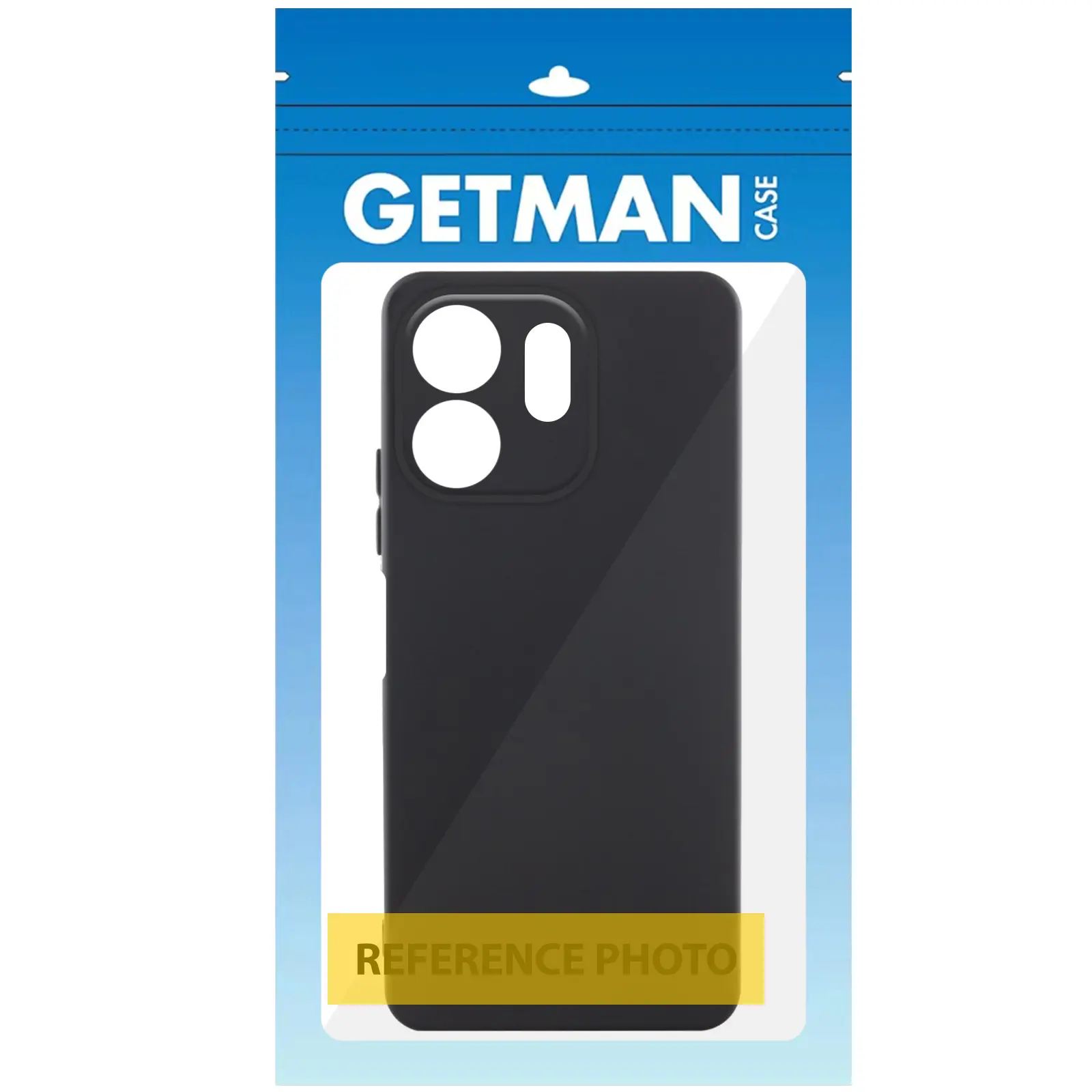 Etui TPU GETMAN Liquid Silk Full Camera do Xiaomi Redmi A5 (Europe version), Czarny / Black 1, TPU