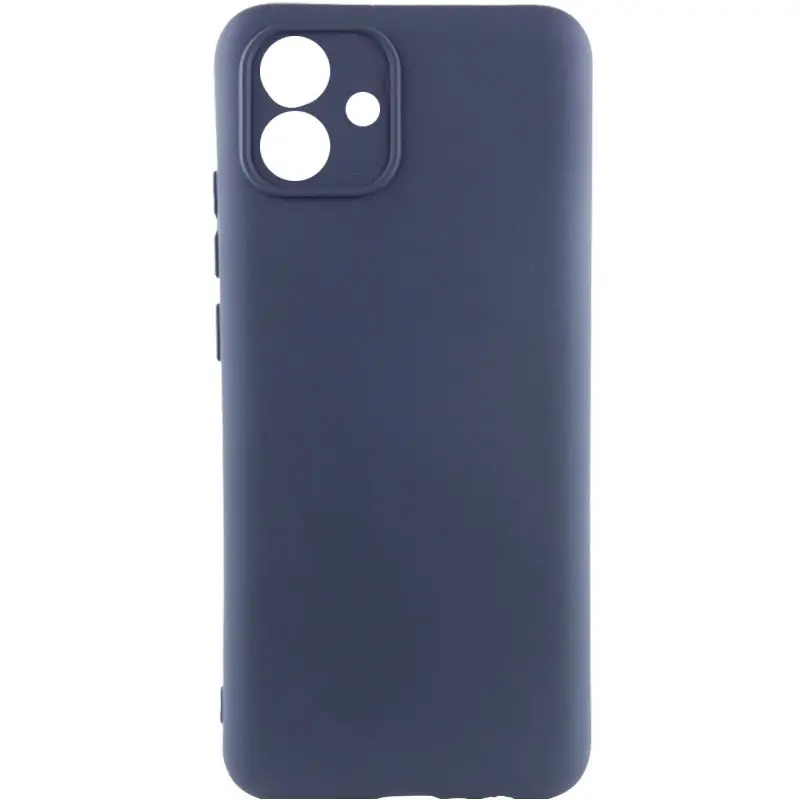 Etui TPU GETMAN Liquid Silk Full Camera do Samsung Galaxy A07, Niebieski / Midnight Blue, TPU