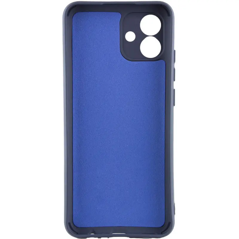 Etui TPU GETMAN Liquid Silk Full Camera do Samsung Galaxy A07, Niebieski / Midnight Blue 1, TPU