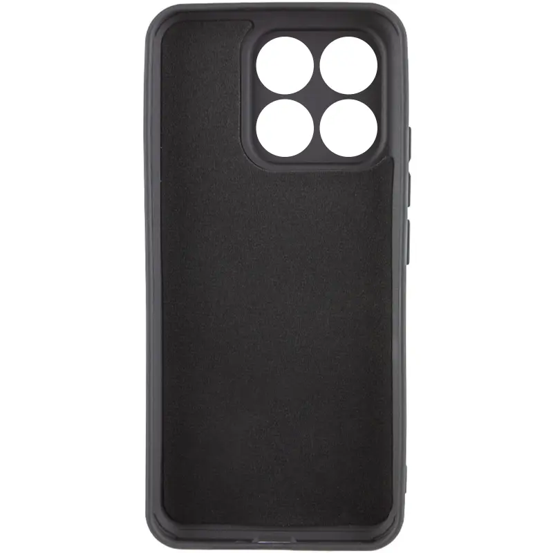 Case TPU GETMAN Liquid Silk Full Camera for Motorola Moto G56 5G, Black 1, TPU