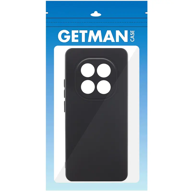 Etui TPU GETMAN Liquid Silk Full Camera do Xiaomi Redmi Note 15 Pro+ 5G, Czarny / Black 1, TPU