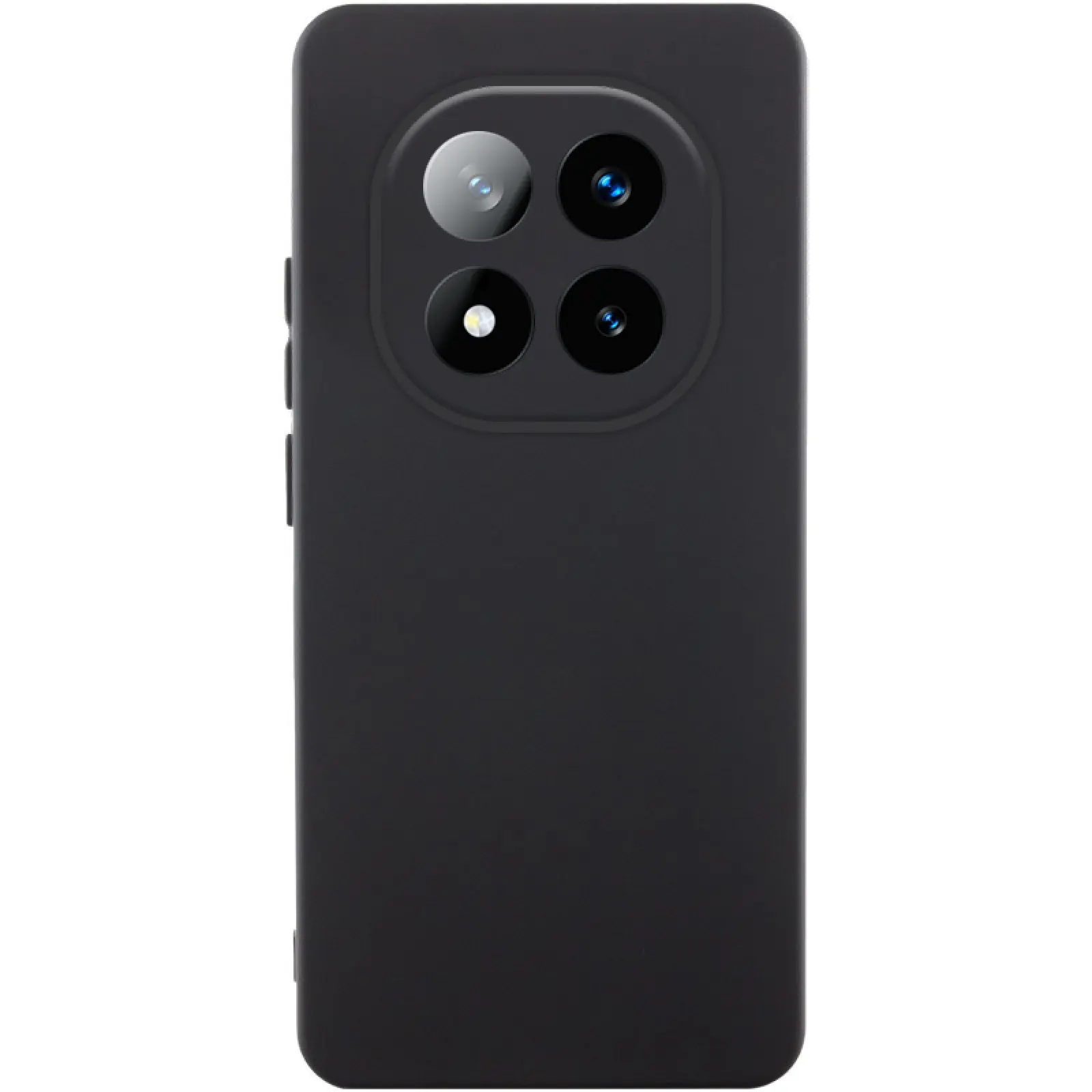 Etui TPU GETMAN Liquid Silk Full Camera do Xiaomi Redmi Note 15 Pro+ 5G, Czarny / Black, TPU