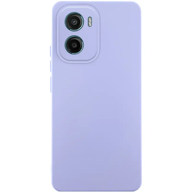 Case TPU GETMAN Liquid Silk Full Camera for Motorola Moto G06 / G06 Power, Lilac / Dasheen, TPU