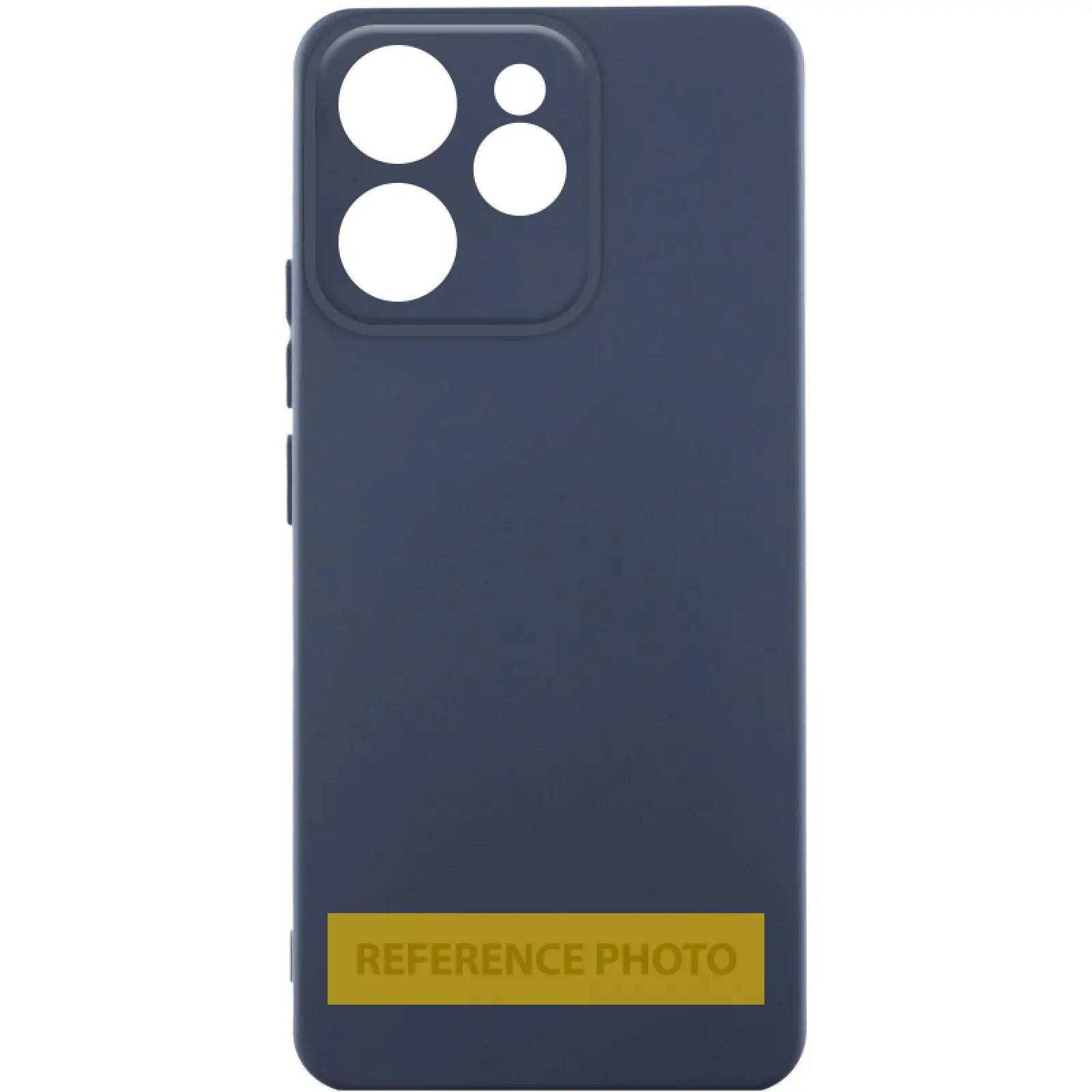 Case TPU GETMAN Liquid Silk Full Camera for Realme 14 / 14T, Blue / Midnight Blue, TPU