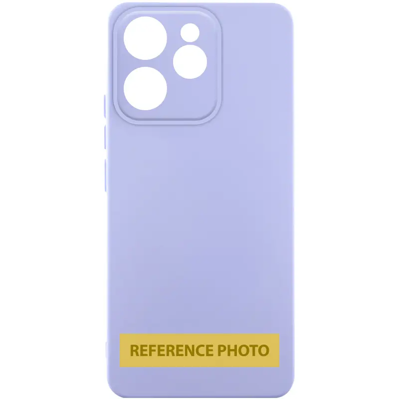 Case TPU GETMAN Liquid Silk Full Camera for Realme 14 / 14T, Lilac / Dasheen, TPU