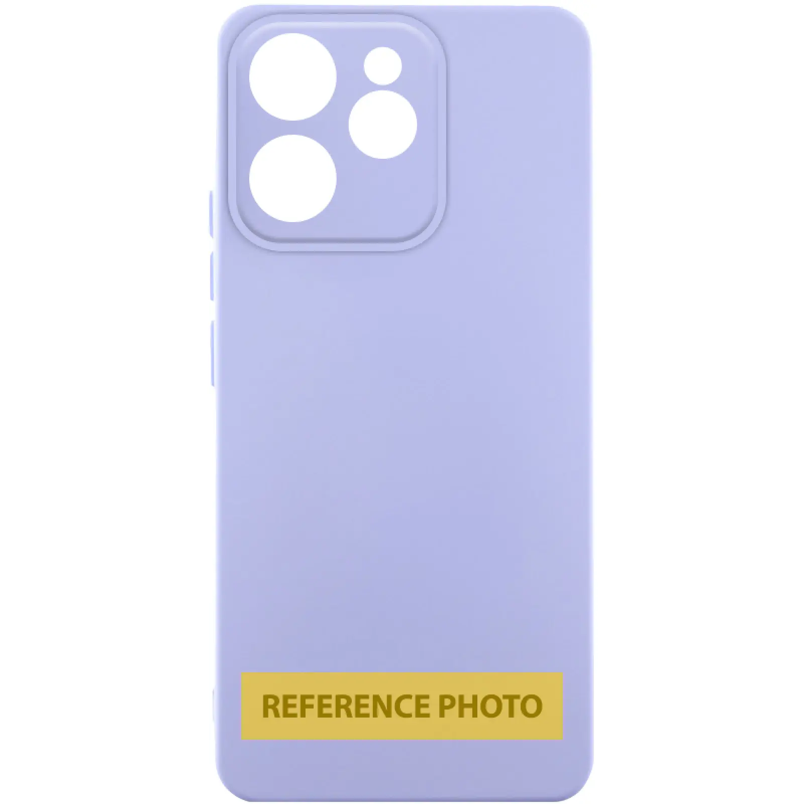 Case TPU GETMAN Liquid Silk Full Camera for Realme 14 / 14T, Lilac / Dasheen, TPU