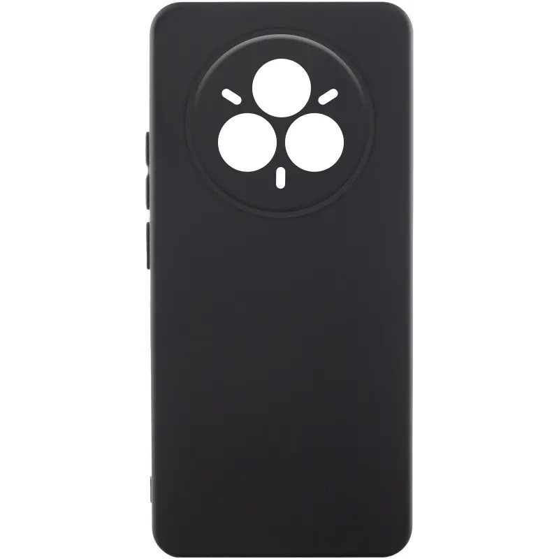 Etui TPU GETMAN Liquid Silk Full Camera do Realme 14 Pro, Czarny / Black, TPU