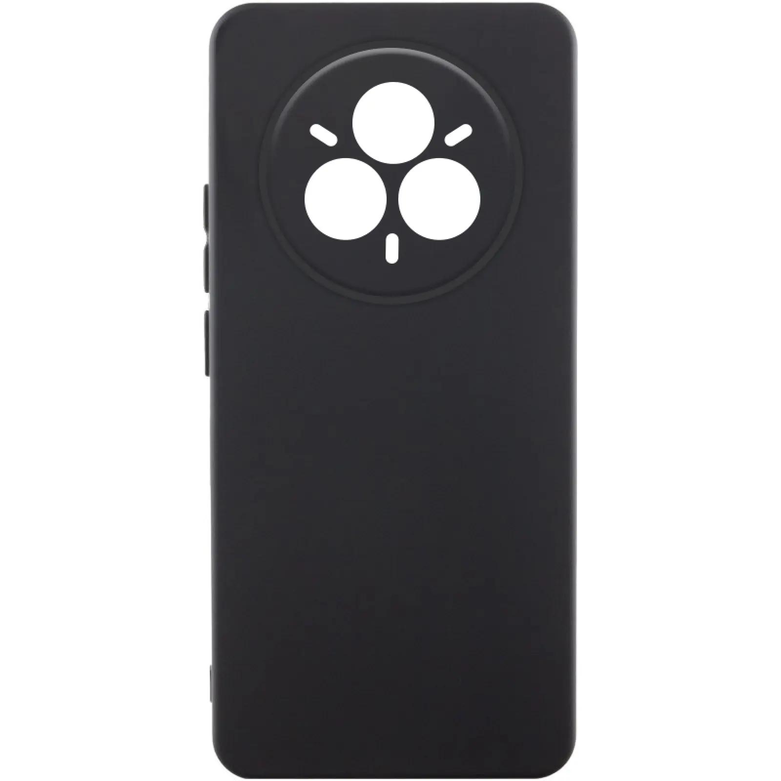 Etui TPU GETMAN Liquid Silk Full Camera do Realme 14 Pro, Czarny / Black, TPU