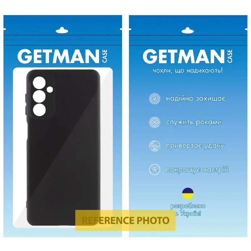 Чохол TPU GETMAN Liquid Silk Full Camera для Motorola Edge 60 Pro, Чорний / Black 2, TPU