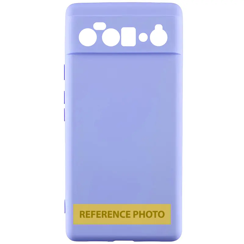 Case TPU GETMAN Liquid Silk Full Camera for Motorola Edge 60 Pro, Lilac / Dasheen, TPU