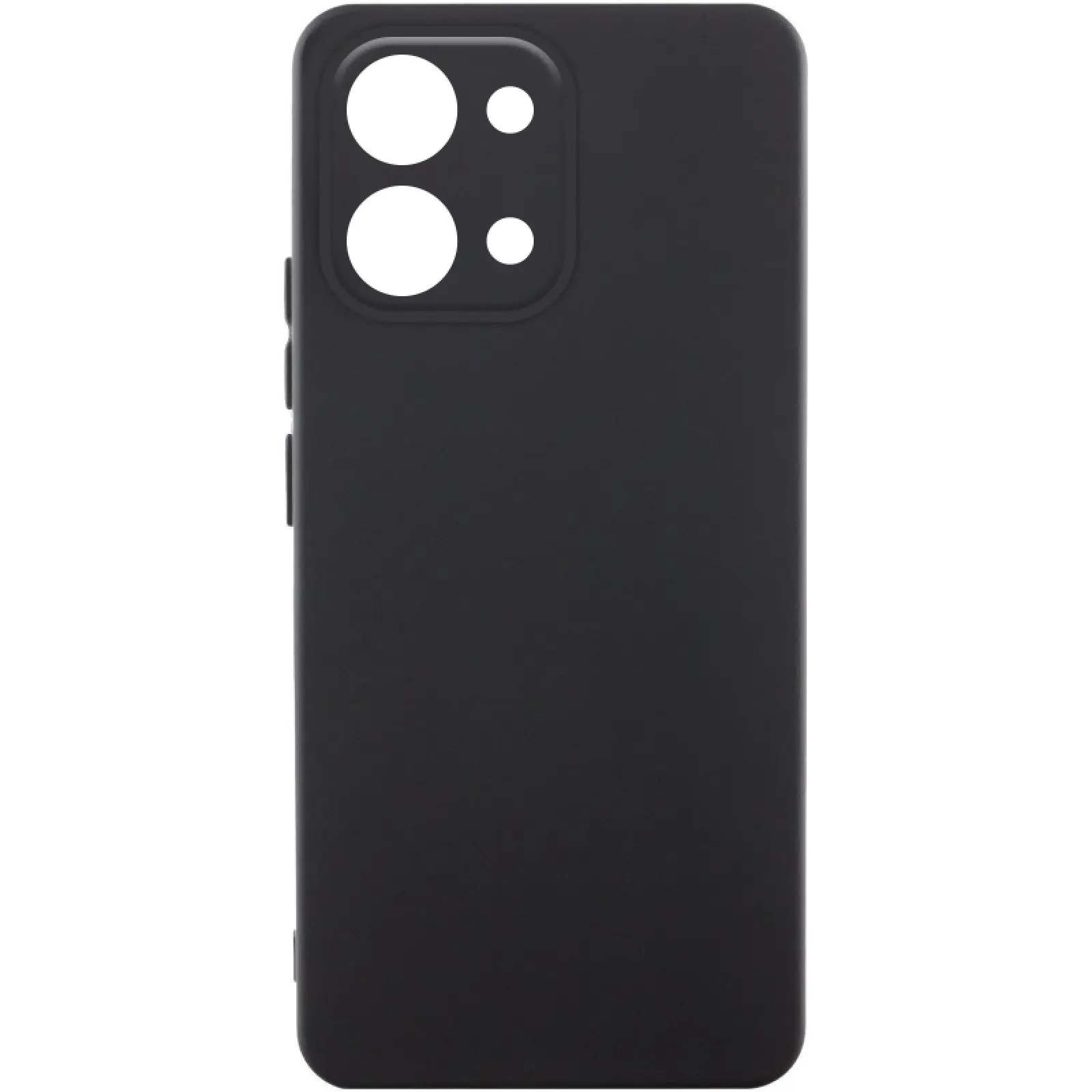 Etui TPU GETMAN Liquid Silk Full Camera do Oppo A6 Pro 4G/5G, Czarny / Black, TPU