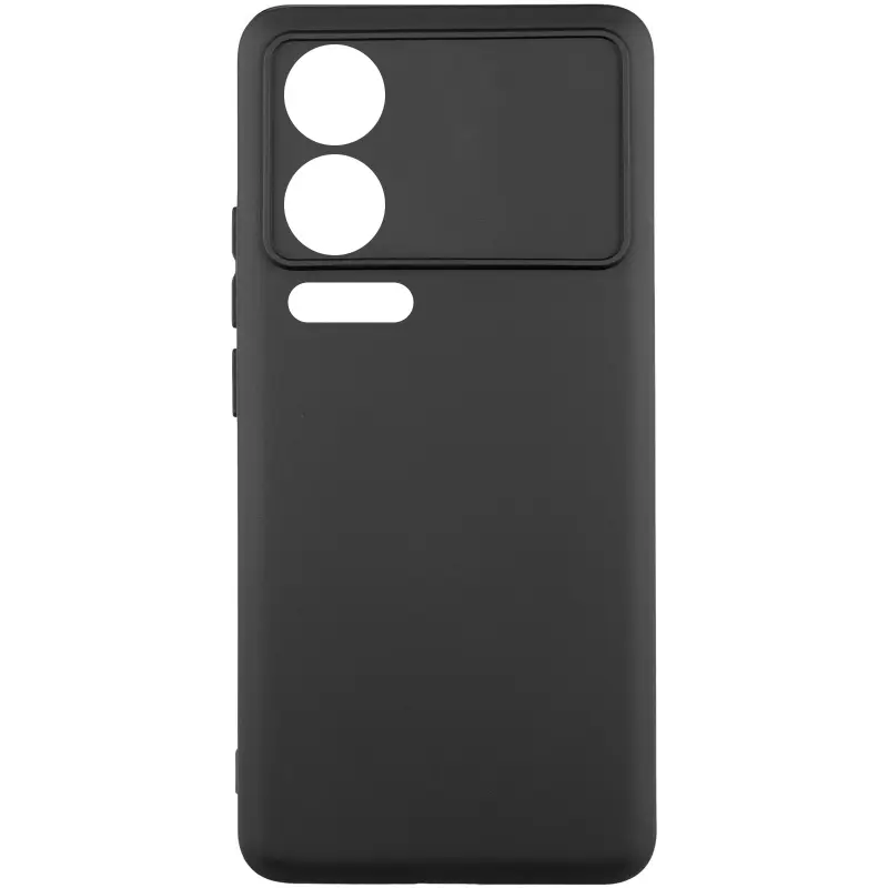 Etui TPU GETMAN Liquid Silk Full Camera do Xiaomi 17 Pro, Czarny / Black, TPU