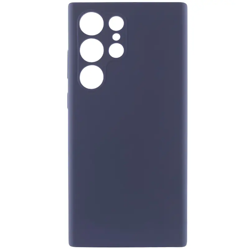 Чохол TPU GETMAN Liquid Silk Full Camera для Samsung Galaxy S26 Ultra, Синій / Midnight Blue, TPU