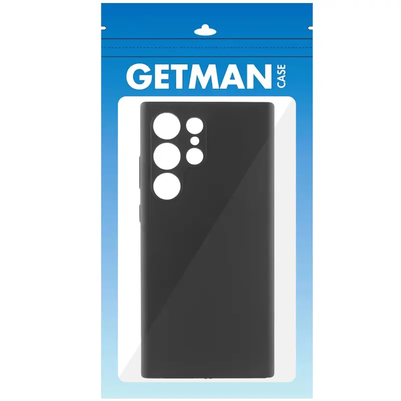 Чохол TPU GETMAN Liquid Silk Full Camera для Samsung Galaxy S26 Ultra, Чорний / Black 3, TPU