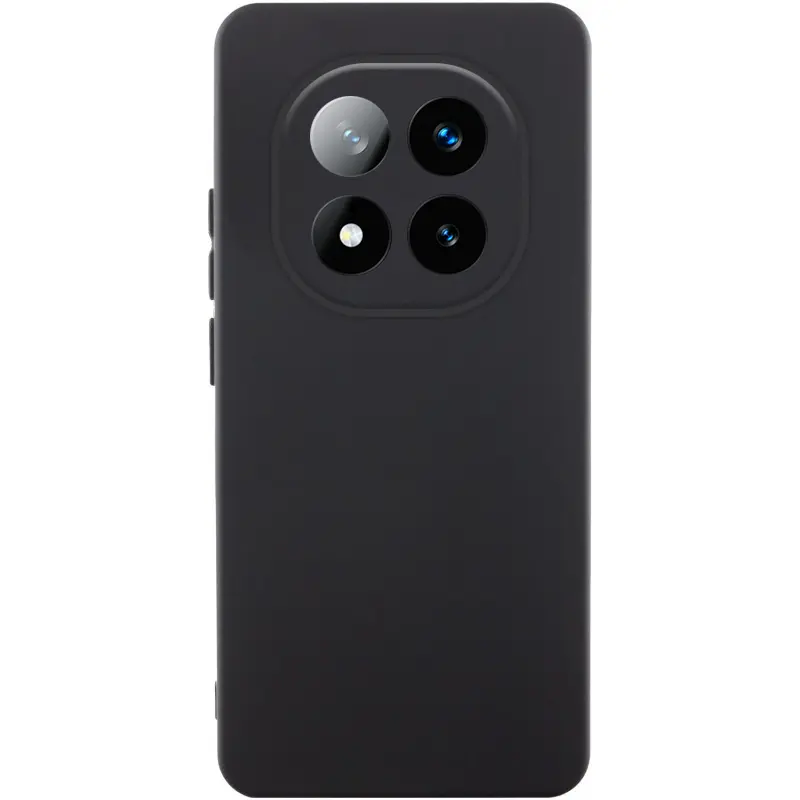 Чохол TPU GETMAN Liquid Silk Full Camera для Xiaomi Redmi Note 15 4G/5G (EU), Чорний / Black, TPU