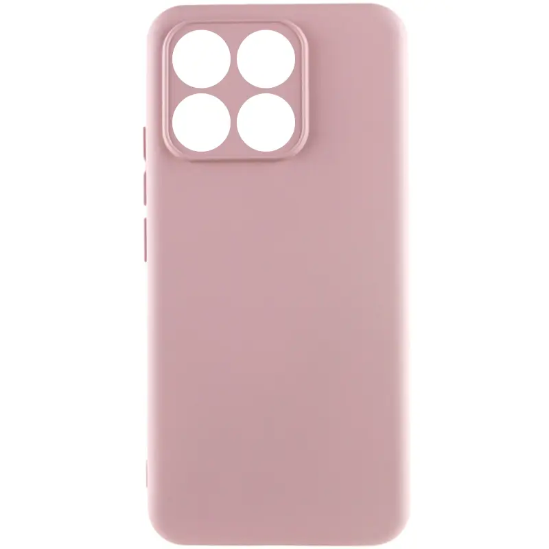 Case TPU GETMAN Liquid Silk Full Camera for Motorola Edge 70, Pink / Pink Sand, TPU