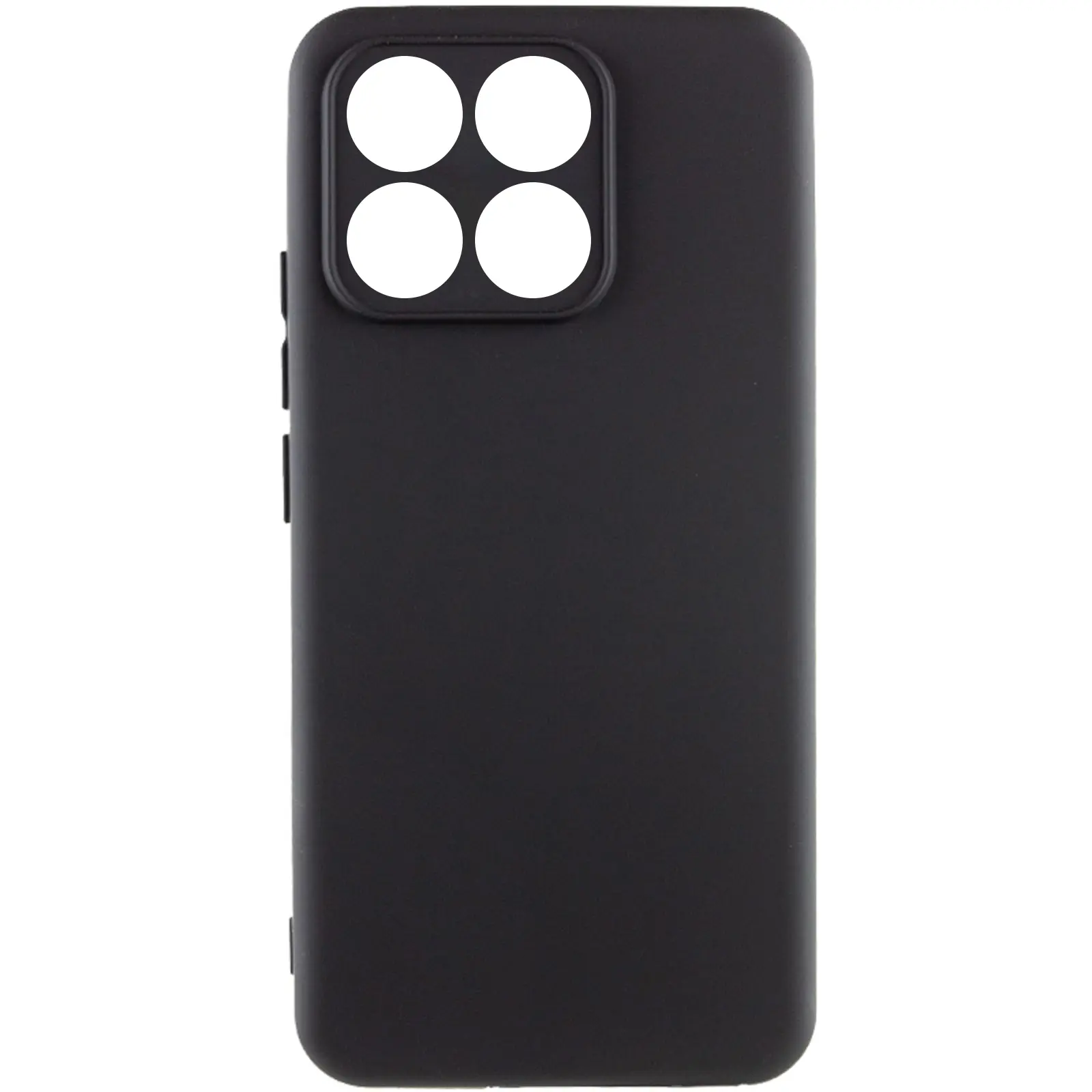 Case TPU GETMAN Liquid Silk Full Camera for Motorola Edge 70, Black, TPU