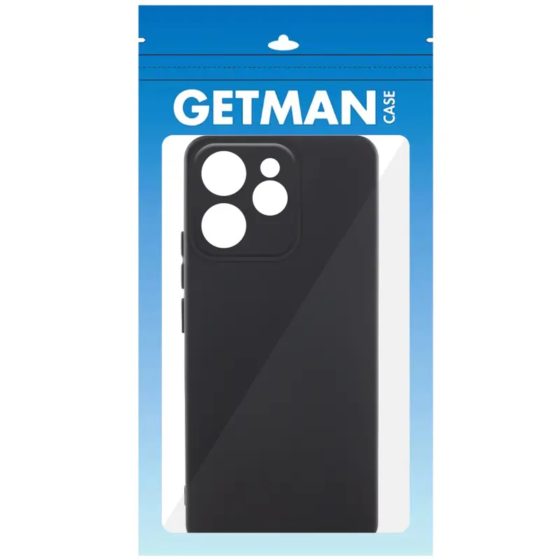 Etui TPU GETMAN Liquid Silk Full Camera do Oppo Reno 15 Pro, Czarny / Black 1, TPU