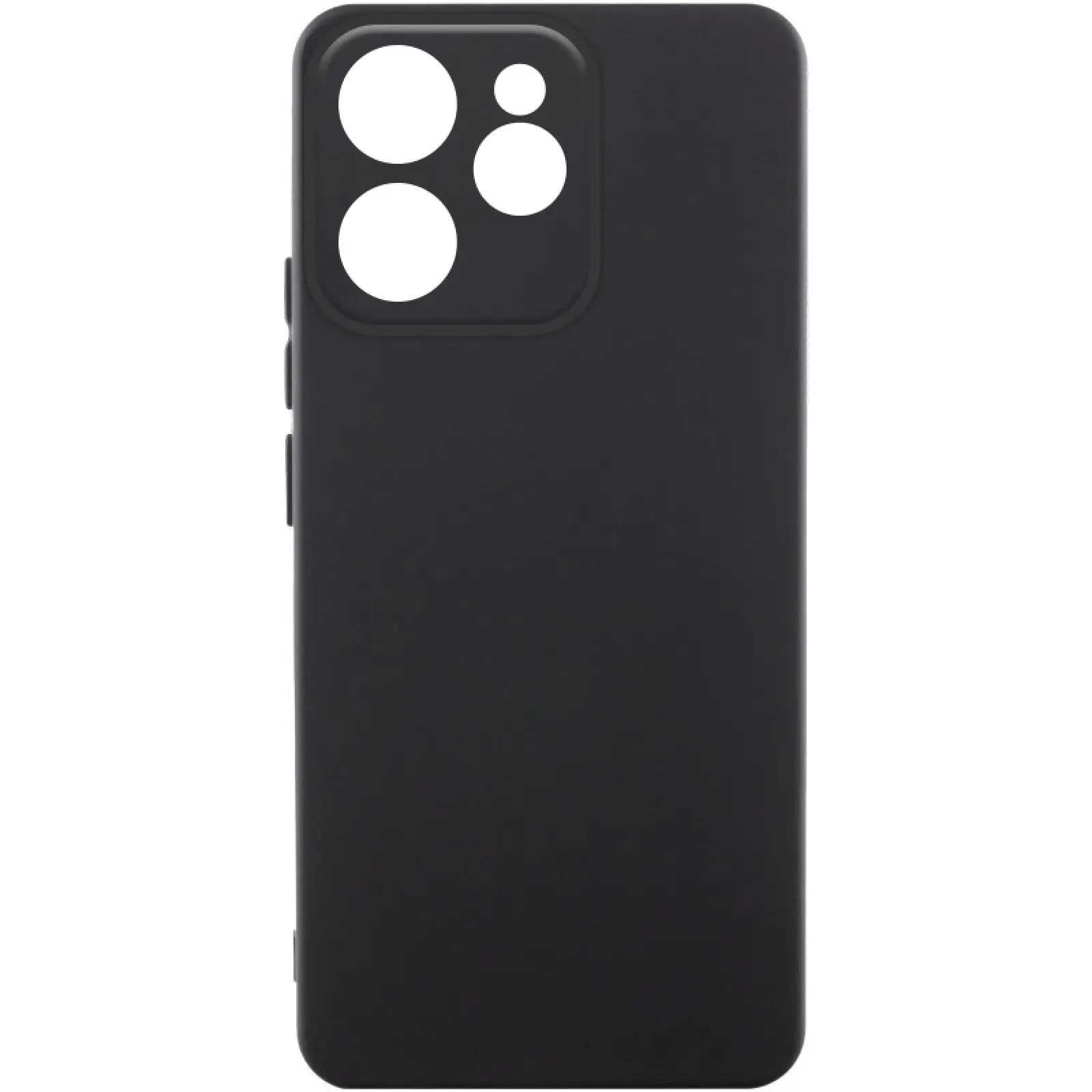 Etui TPU GETMAN Liquid Silk Full Camera do Oppo Reno 15 Pro, Czarny / Black, TPU