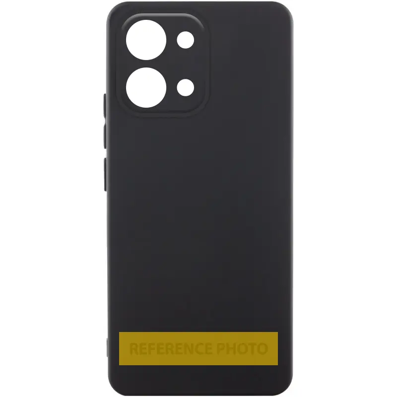 Etui TPU GETMAN Liquid Silk Full Camera do Realme 16 Pro+ 5G, Czarny / Black, TPU