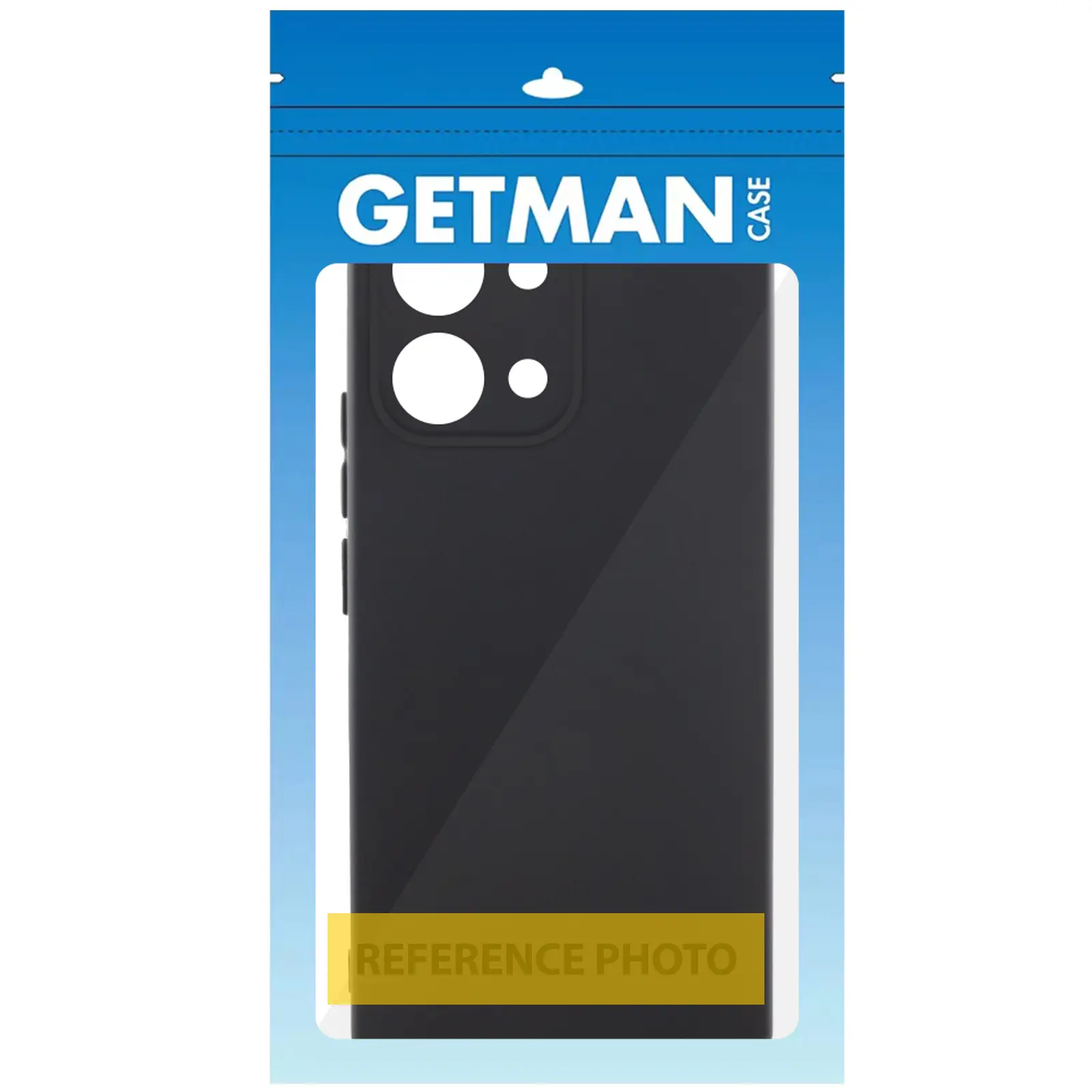 Etui TPU GETMAN Liquid Silk Full Camera do Realme 16 Pro+ 5G, Czarny / Black 1, TPU