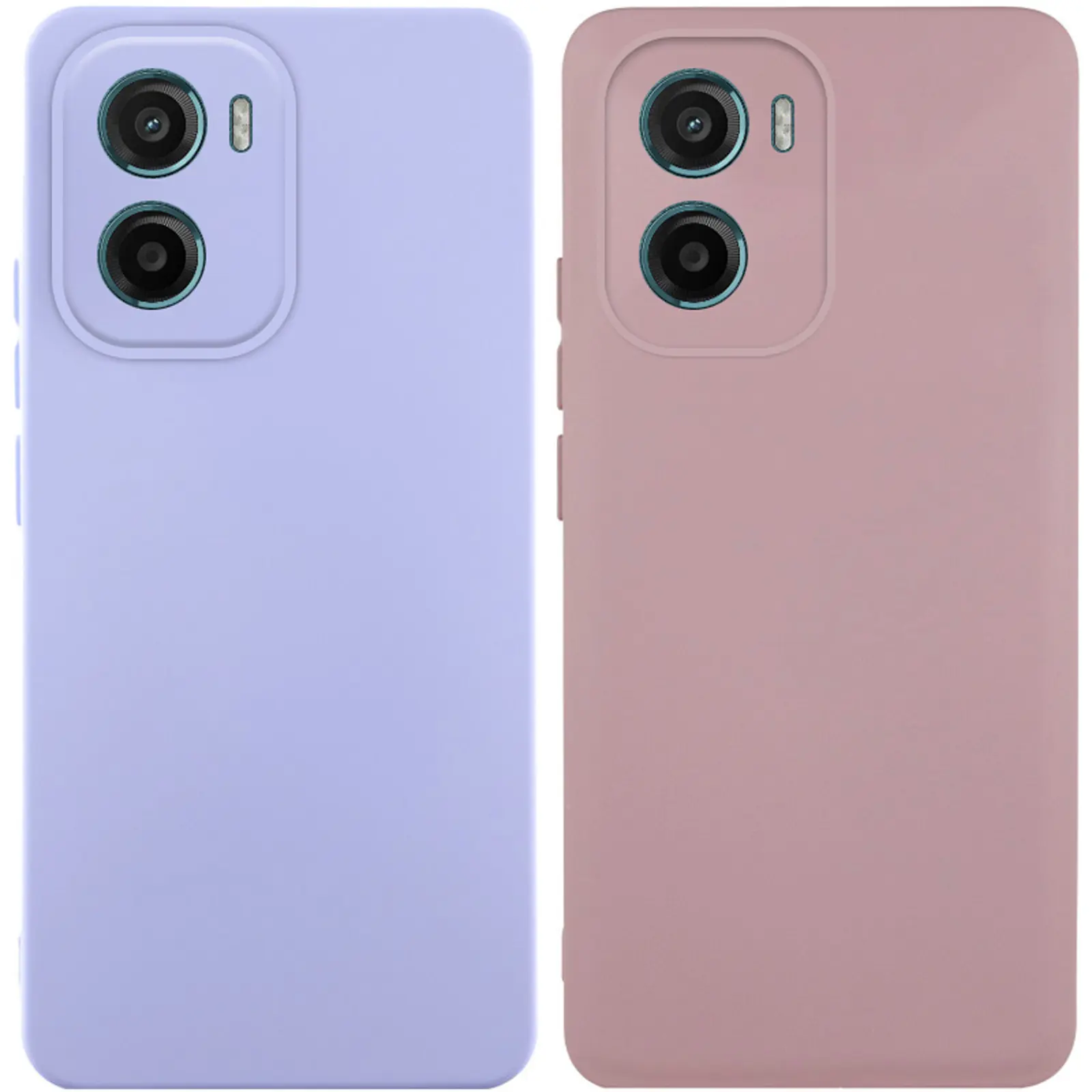 Case TPU GETMAN Liquid Silk Full Camera for Motorola Moto E15, TPU