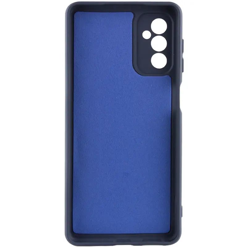 Case TPU GETMAN Liquid Silk Full Camera for Samsung Galaxy A27, Blue / Midnight Blue 1, TPU