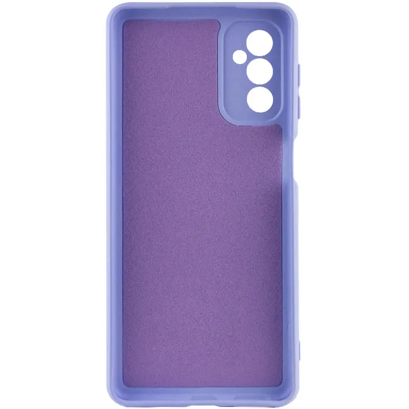 Case TPU GETMAN Liquid Silk Full Camera for Samsung Galaxy A27, Lilac / Dasheen 1, TPU