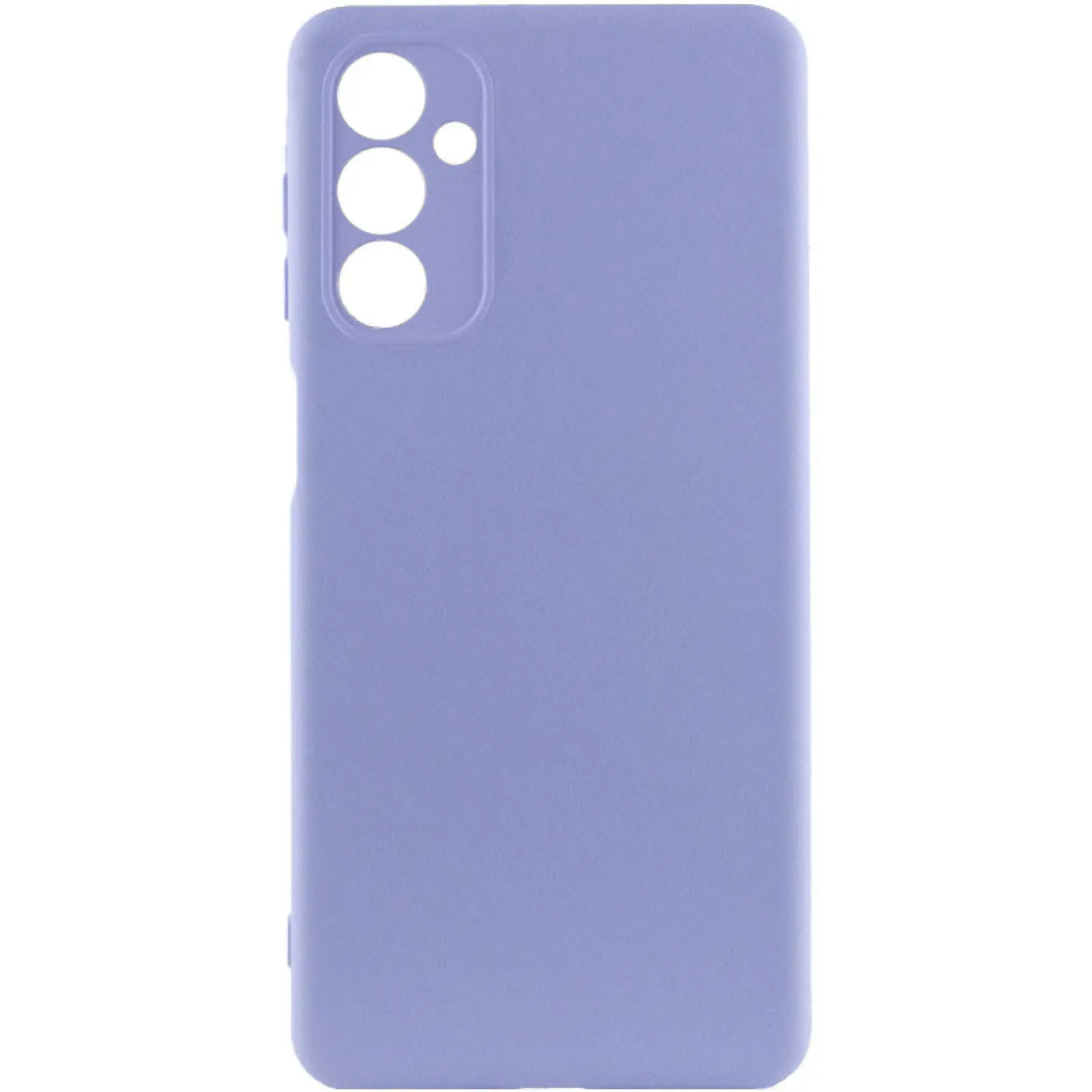 Case TPU GETMAN Liquid Silk Full Camera for Samsung Galaxy A27, Lilac / Dasheen, TPU