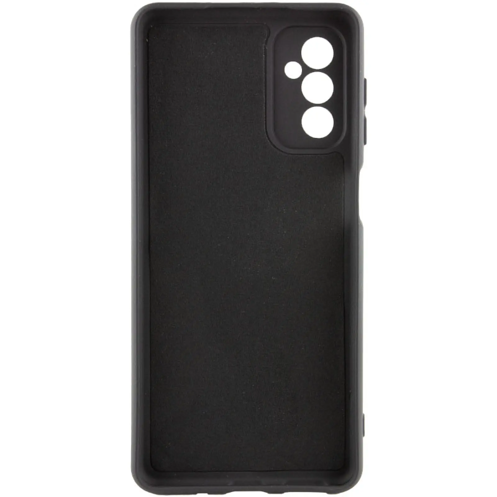 Case TPU GETMAN Liquid Silk Full Camera for Samsung Galaxy A27, Black 1, TPU