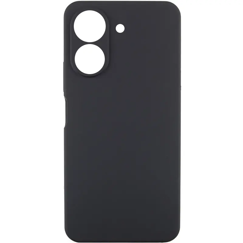 Etui TPU GETMAN Liquid Silk Full Camera do Xiaomi Redmi A7 Pro 4G / Poco C81, Czarny / Black, TPU