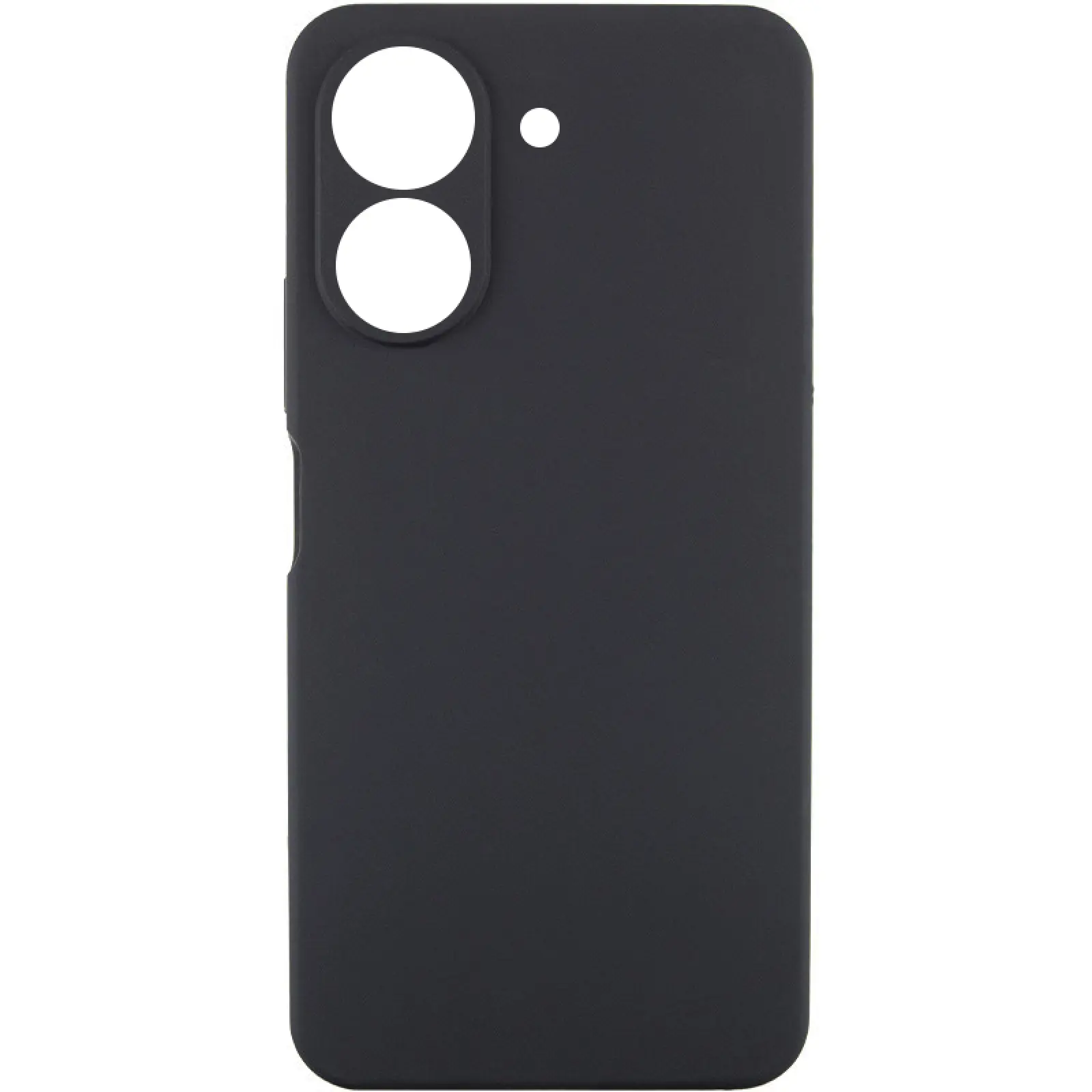 Etui TPU GETMAN Liquid Silk Full Camera do Xiaomi Redmi A7 Pro 4G / Poco C81, Czarny / Black, TPU