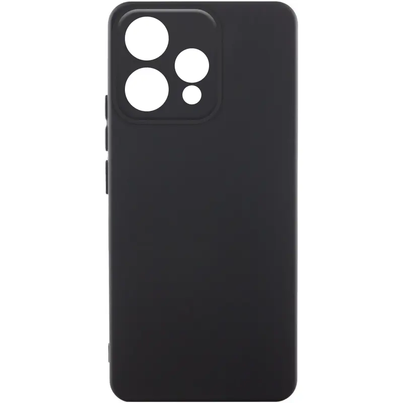 Etui TPU GETMAN Liquid Silk Full Camera do Oppo Reno 15, Czarny / Black, TPU