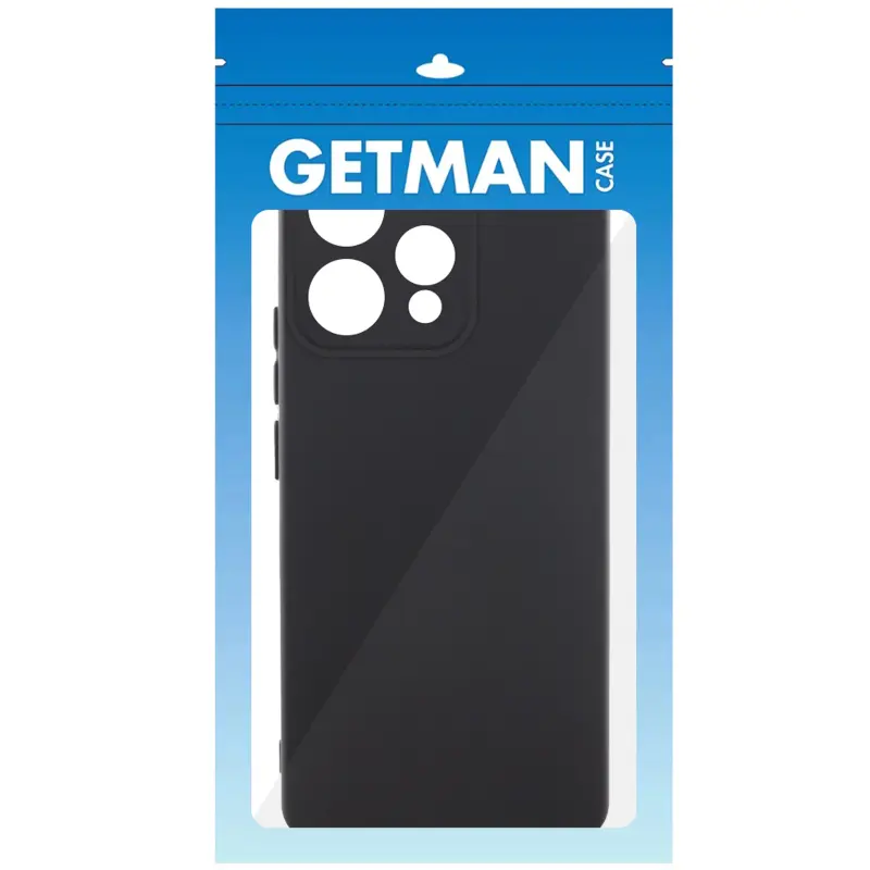 Etui TPU GETMAN Liquid Silk Full Camera do Oppo Reno 15, Czarny / Black 1, TPU