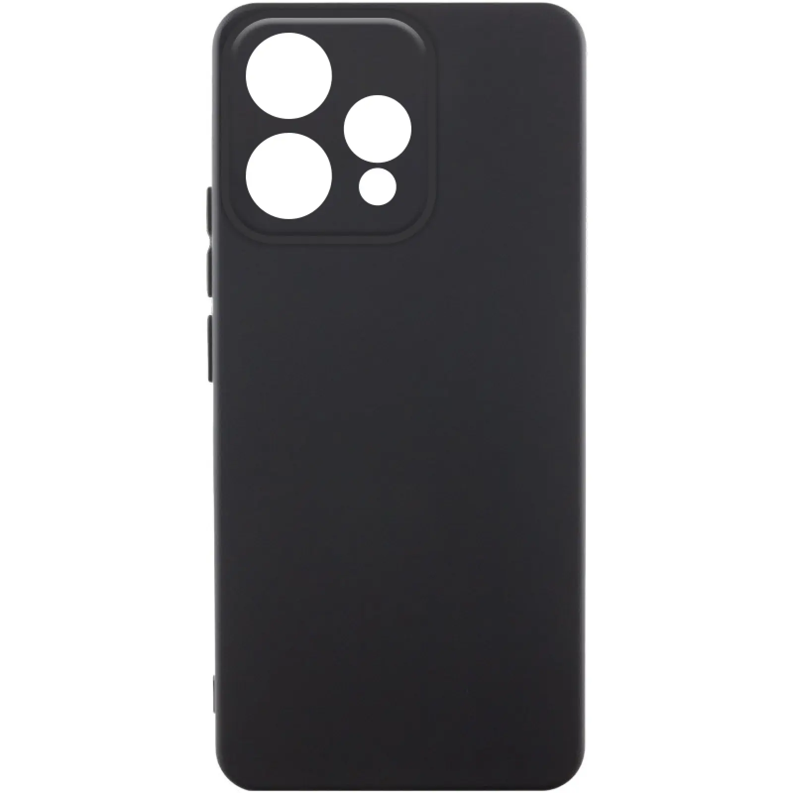 Etui TPU GETMAN Liquid Silk Full Camera do Oppo Reno 15, Czarny / Black, TPU