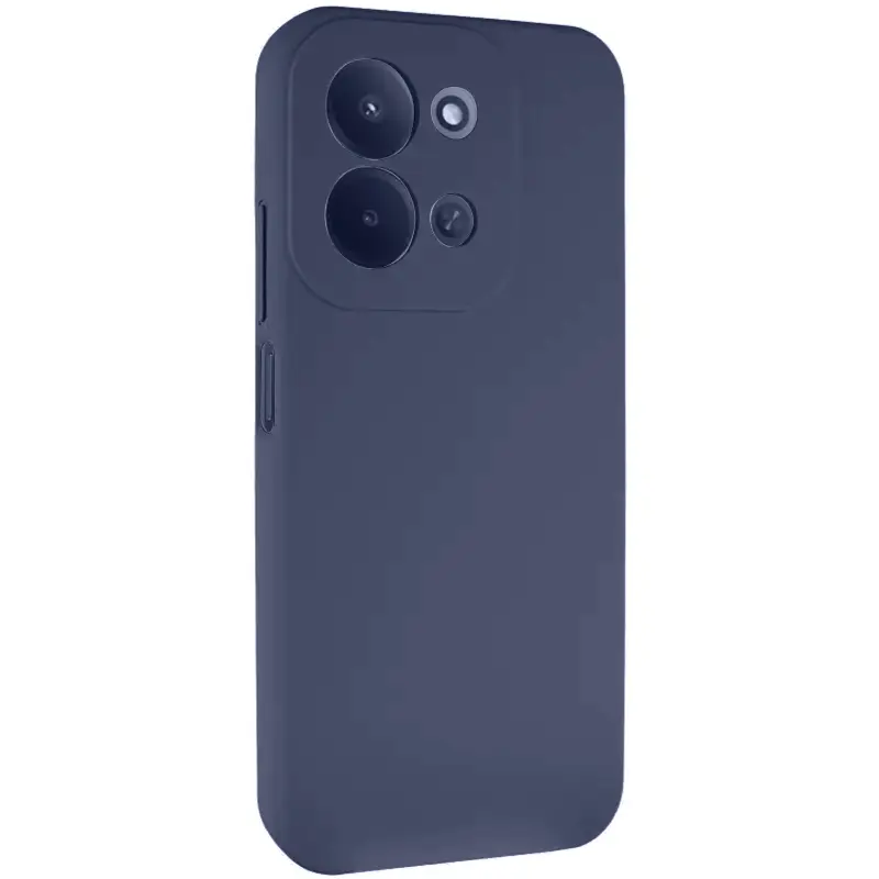 Etui TPU GETMAN Liquid Silk Full Camera do Xiaomi Redmi 17, Niebieski / Midnight Blue, TPU