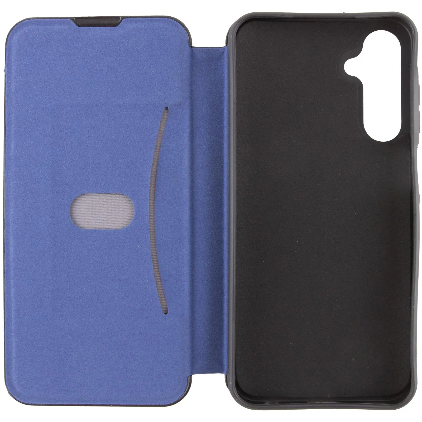 Skórzane etui książka Belora do Samsung Galaxy A55, Midnight Blue 4, Sztuczna skóra