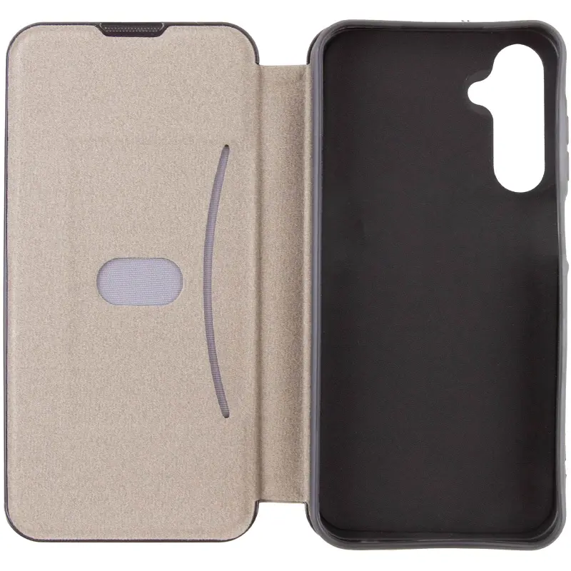 Skórzane etui książka Belora do Samsung Galaxy A55, Gray 4, Sztuczna skóra