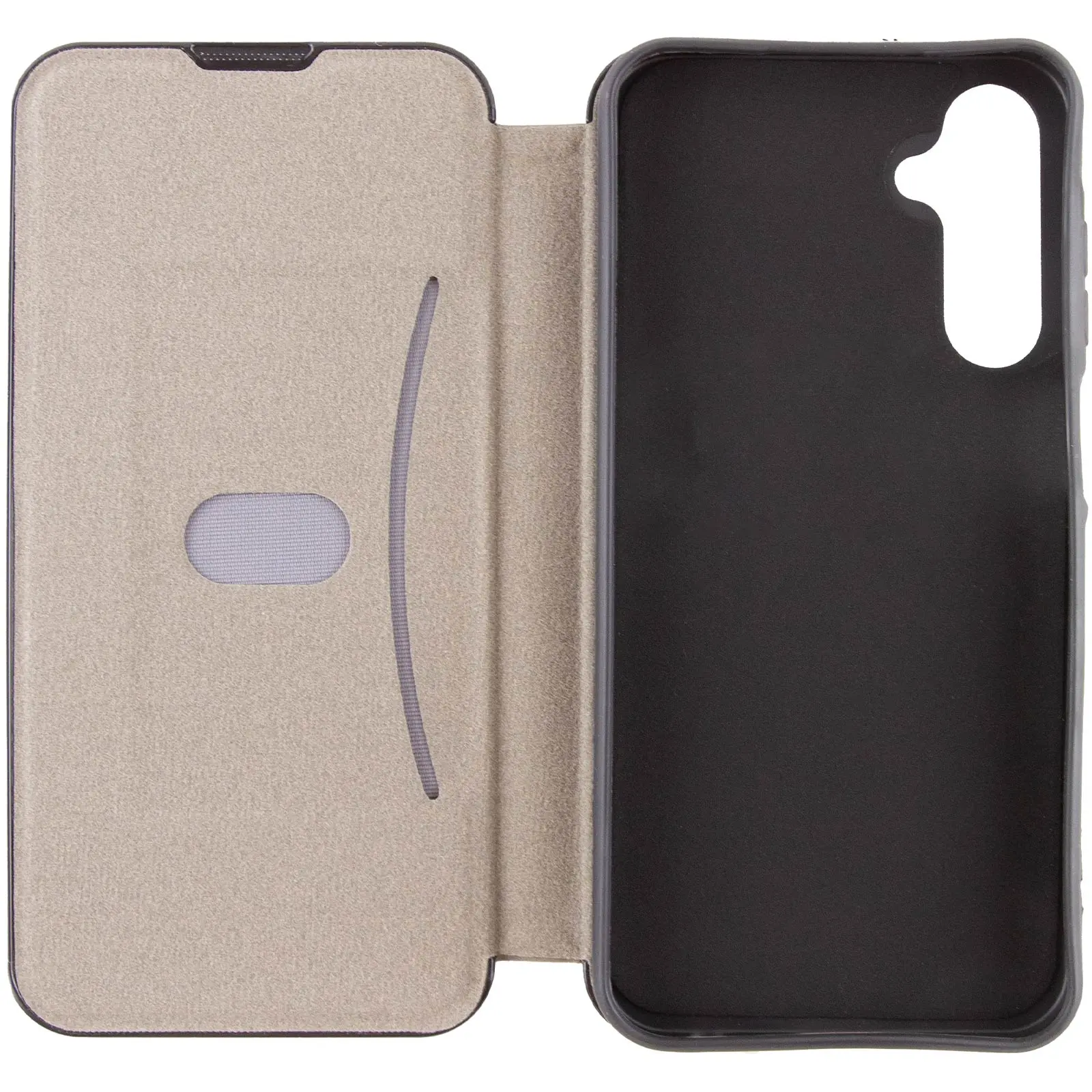 Skórzane etui książka Belora do Samsung Galaxy A55, Gray 4, Sztuczna skóra