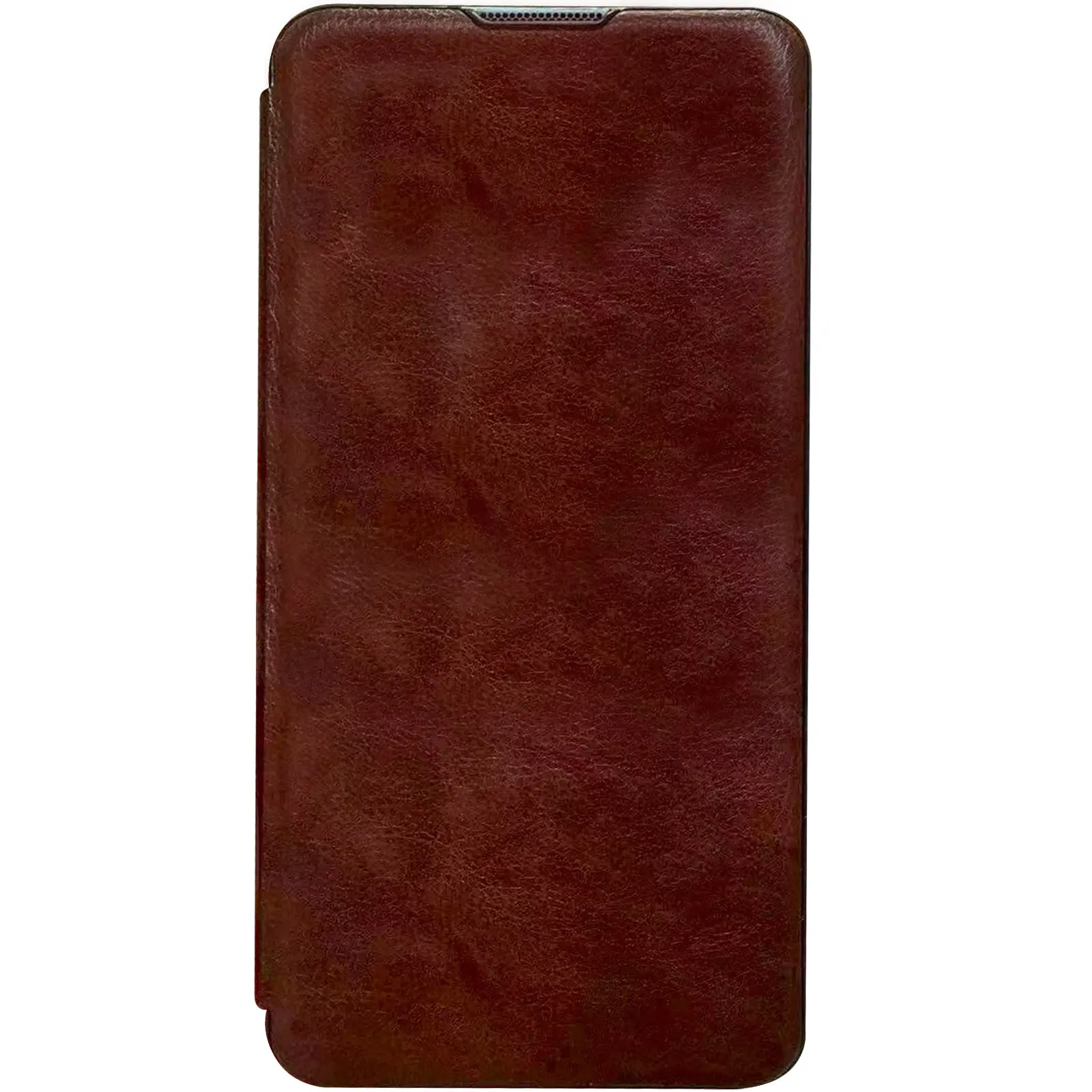 Skórzane etui książka Belora do Samsung Galaxy A55, Marsala, Sztuczna skóra