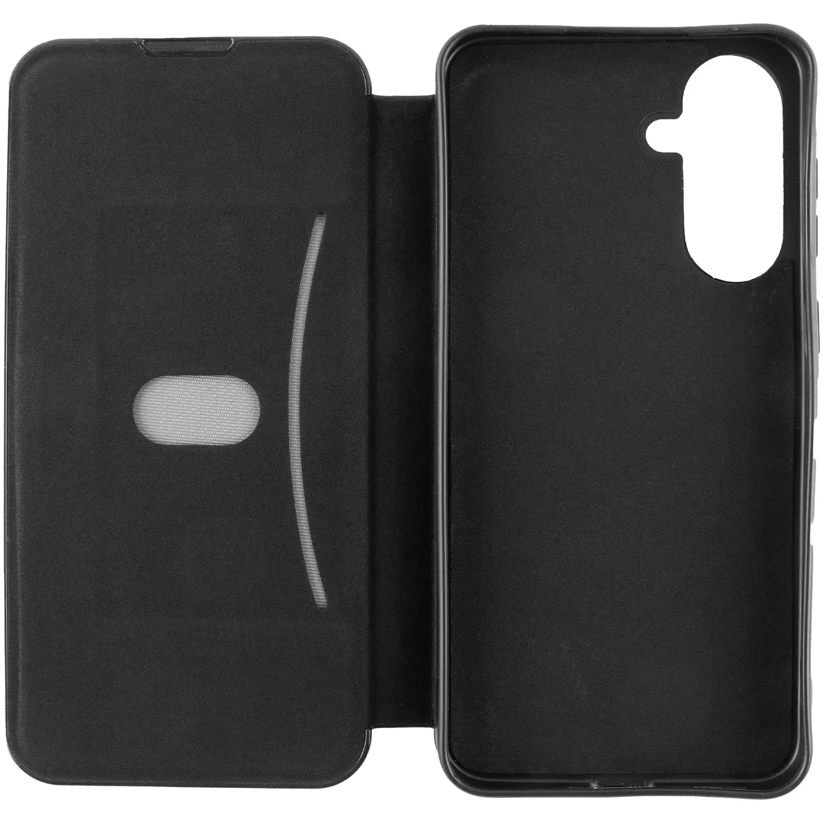Skórzane etui książka Belora do Samsung Galaxy A35, Black 3, Sztuczna skóra