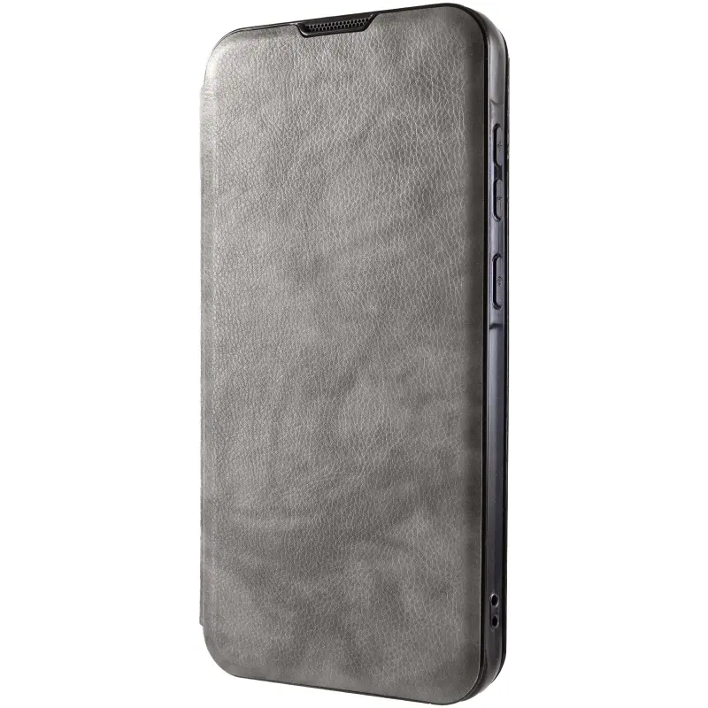 Skórzane etui książka Belora do Samsung Galaxy A35, Gray 2, Sztuczna skóra