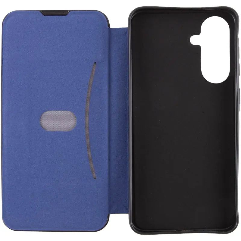Skórzane etui książka Belora do Samsung Galaxy A35, Midnight Blue 4, Sztuczna skóra