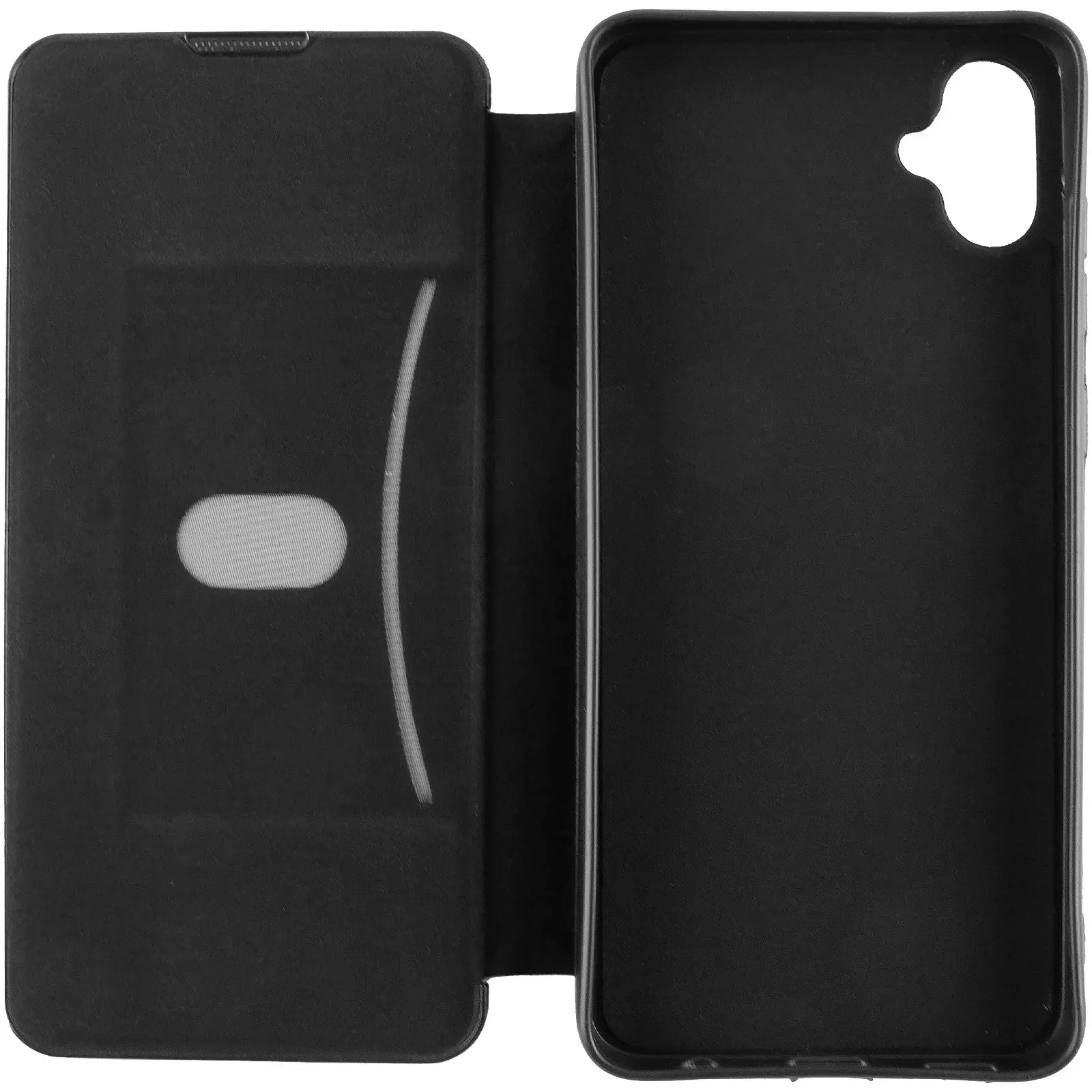Skórzane etui książka Belora do Samsung Galaxy A08 / A07 4G / A06, Black 4, Sztuczna skóra