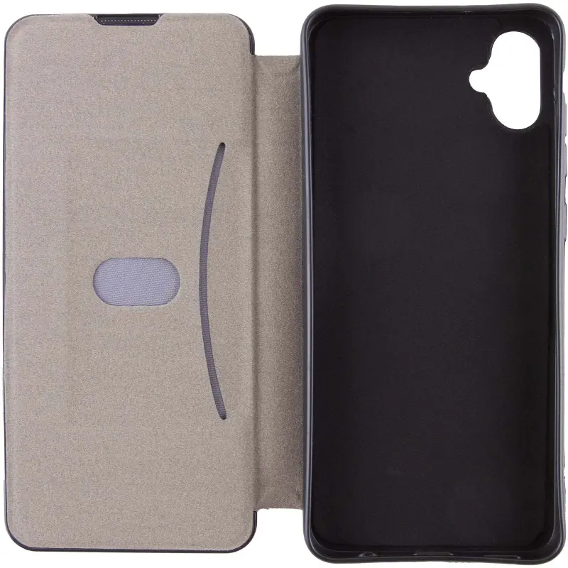 Skórzane etui książka Belora do Samsung Galaxy A08 / A07 4G / A06, Gray 4, Sztuczna skóra