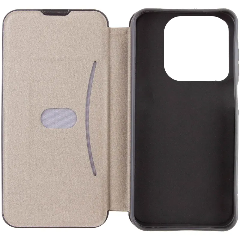 Skórzane etui książka Belora do Motorola Edge 60 Fusion, Gray 4, Sztuczna skóra