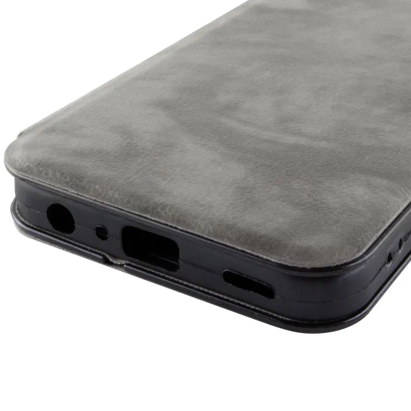 Skórzane etui książka Belora do Samsung Galaxy A57 5G, Gray 6, Sztuczna skóra